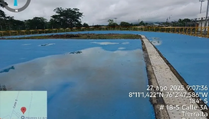 Unidad recreo deportiva en Tierralta, Córdoba.