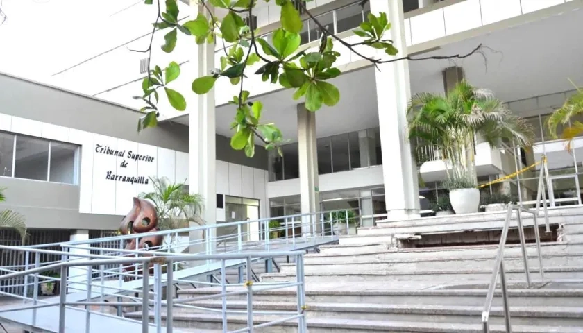 Fachada del Tribunal Superior de Barranquilla. 