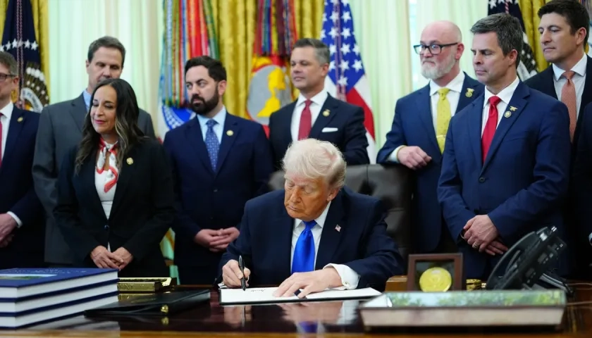 El presidente de Estados Unidos, Donald Trump.