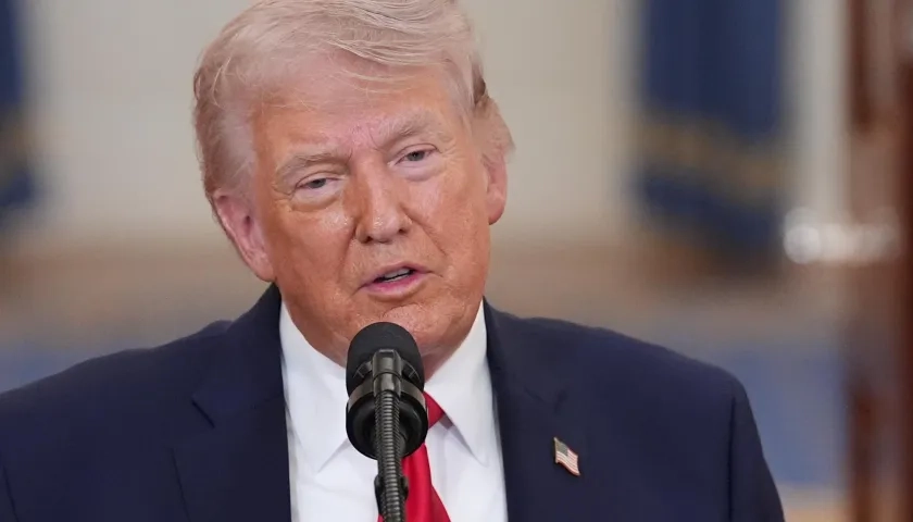 Donald Trump, presidente de Estados Unidos. 