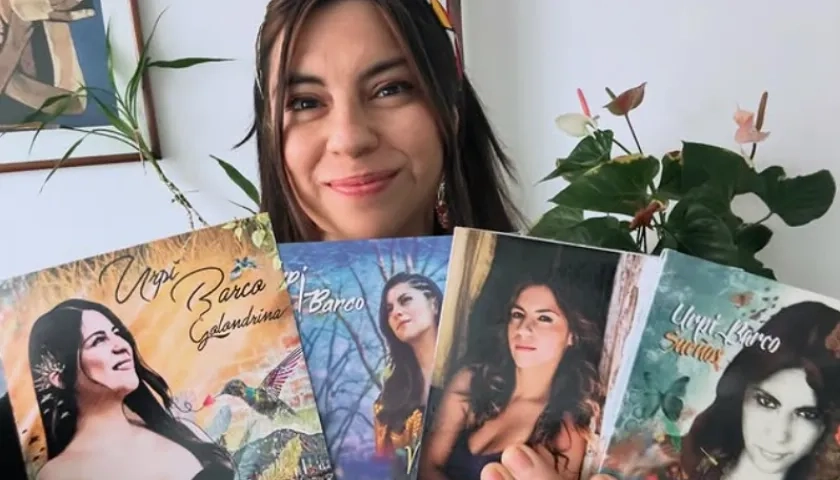 Urpi Barco, cantautora colombiana.