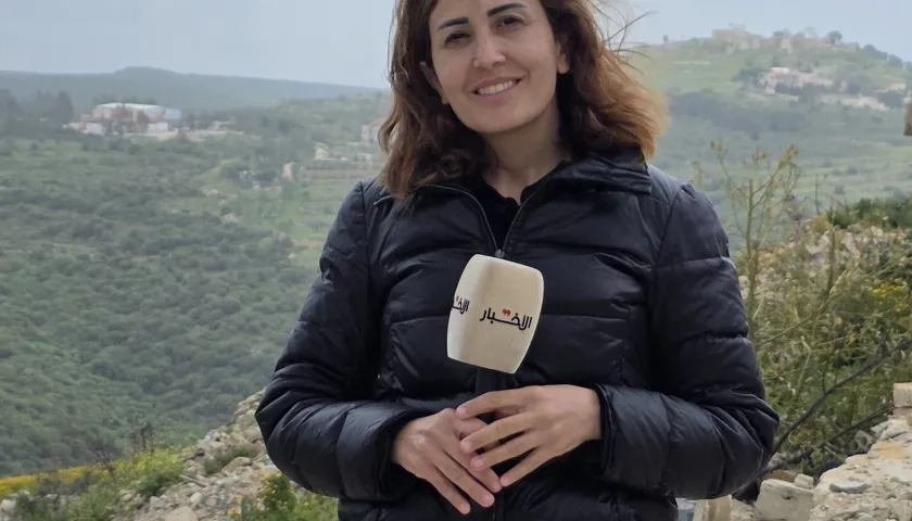 Amal Khalil, periodista asesinada en ataque israelí. 