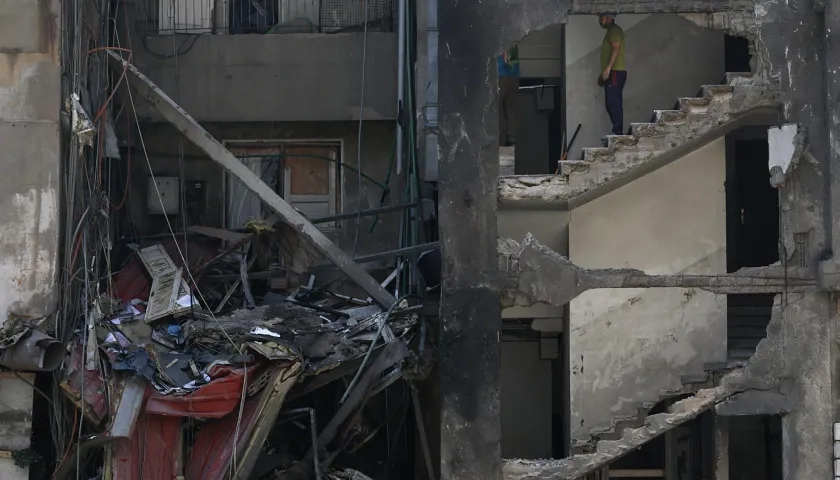 Destrucción en Líbano por ataques de Israel.