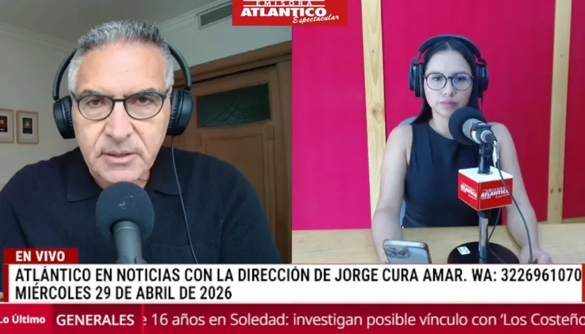 Transmisión de Atlántico en Noticias.