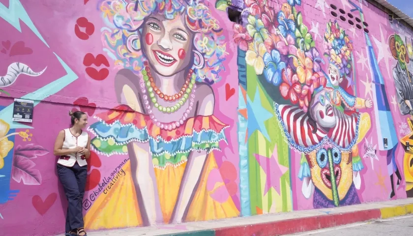 Isabella Garman, artista local. 