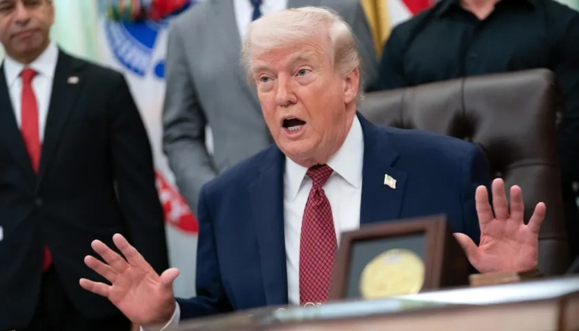 Donald Trump, presidente de Estados Unidos.