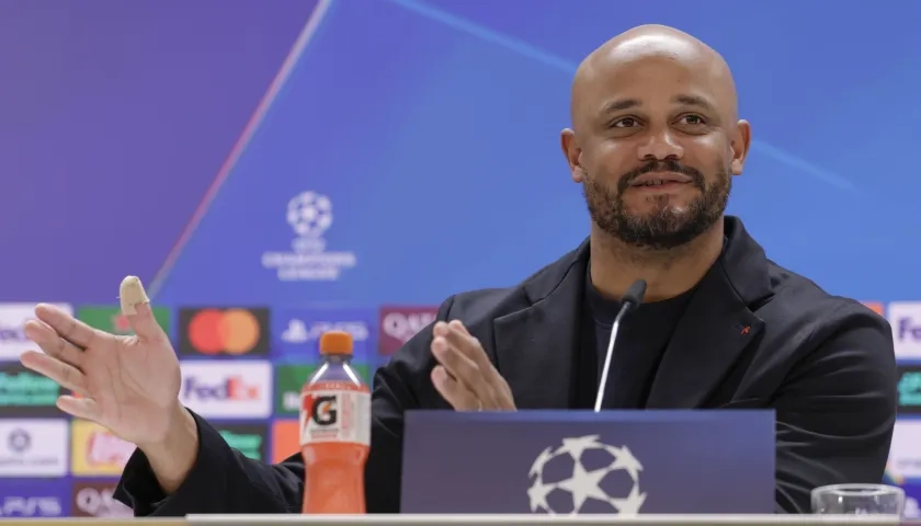 Vincent Kompany, entrenador del Bayern Múnich. 