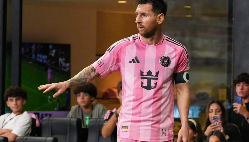 El argentino Lionel Messi, actual jugador y capitán del Inter Miami. 