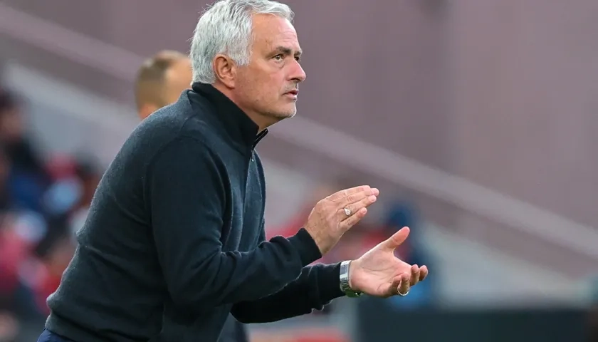 El portugués José Mourinho, entrenador del Benfica.