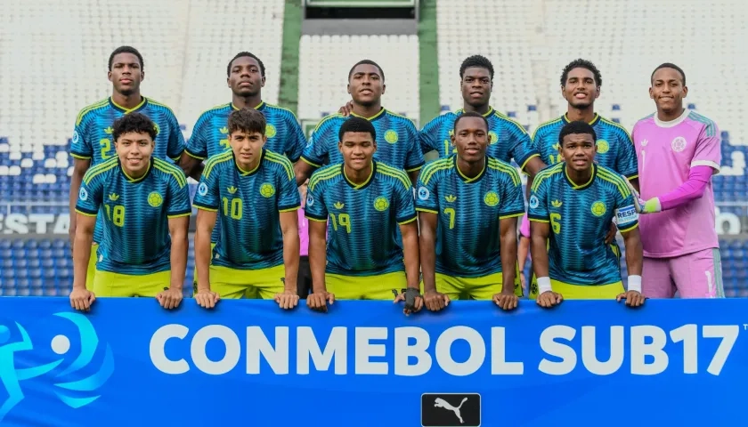 Selección Colombia sub–17, finalista del Sudamericano. 