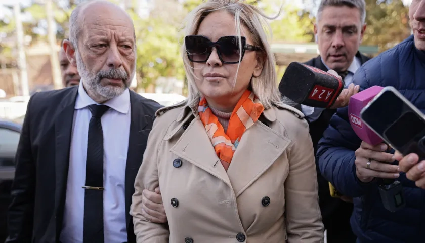 Verónica Ojeda, expareja de Diego Maradona.