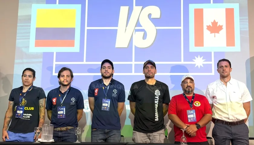 Acto de presentación de la Pádel América Cup.
