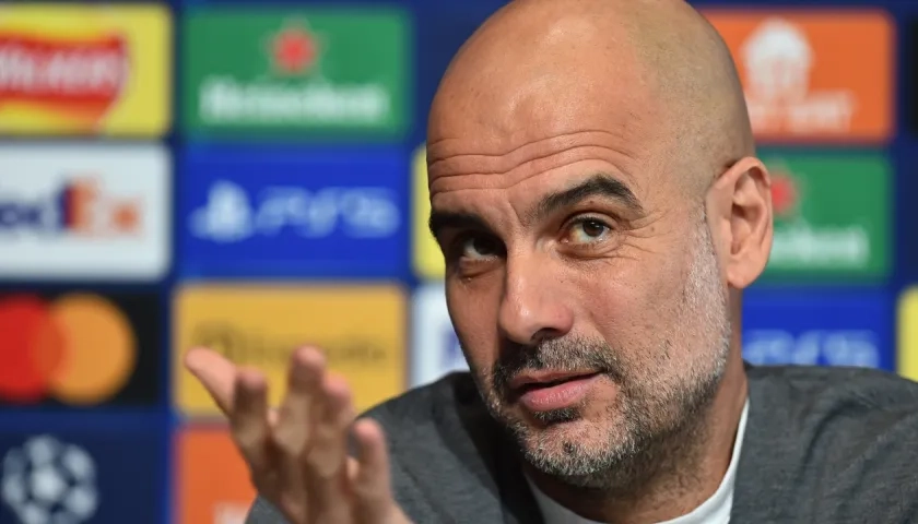 Pep Guardiola, entrenador del Manchester City. 