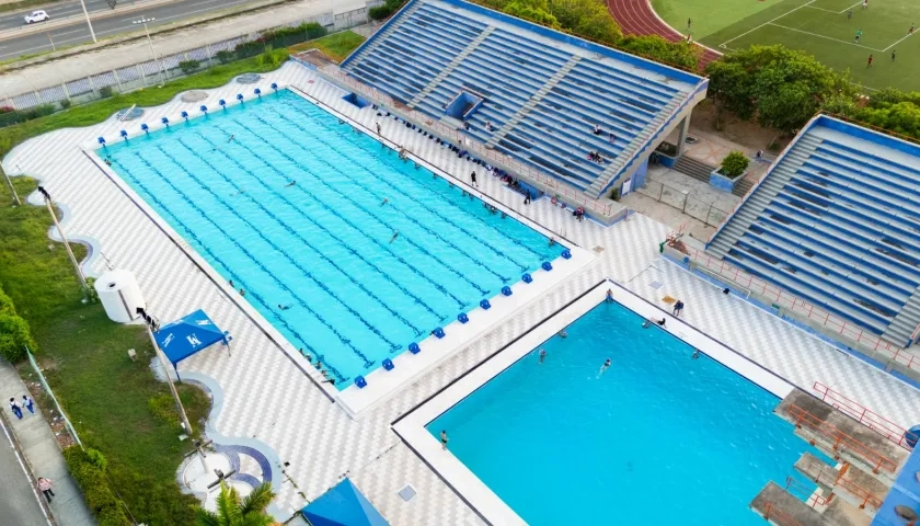 Piscinas de la Universidad del Atlántico. 