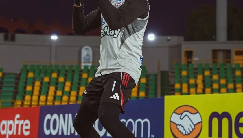 El uruguayo Mauro Silveira, portero titular del Junior. 