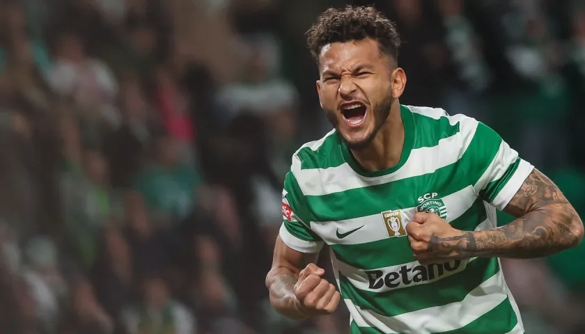 El colombiano Luis Suárez, delantero del Sporting de Lisboa.