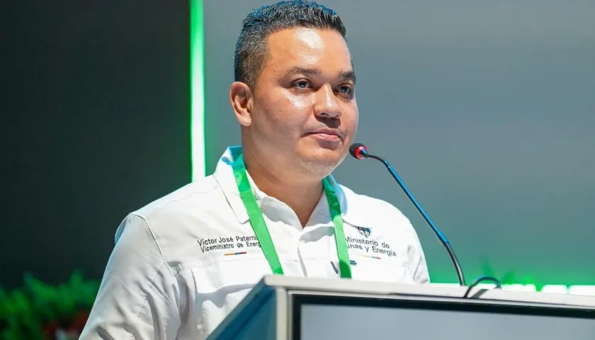 Víctor Paternina, viceministro de Energía. 