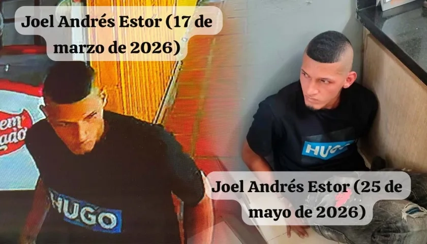Joel Andrés Estor Gómez, uno de los capturados