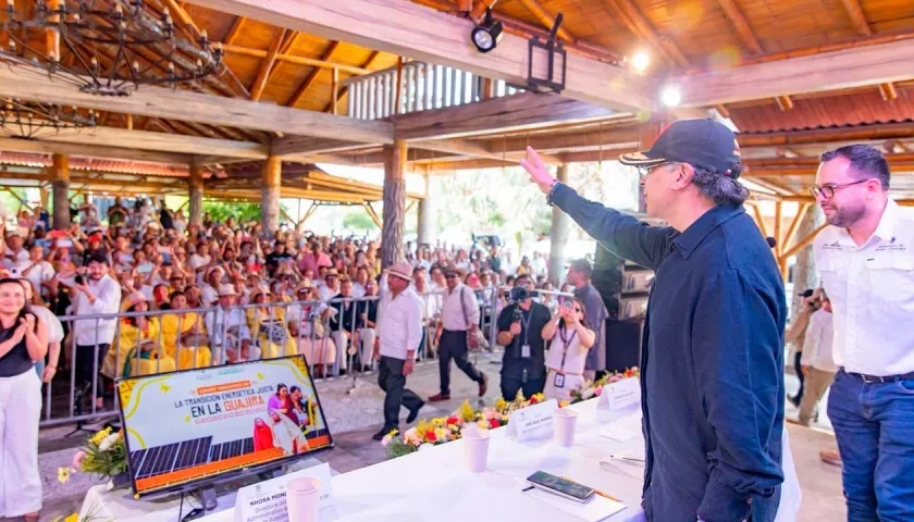 El Presidente Gustavo Petro.