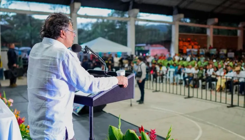 El Presidente de la República, Gustavo Petro.