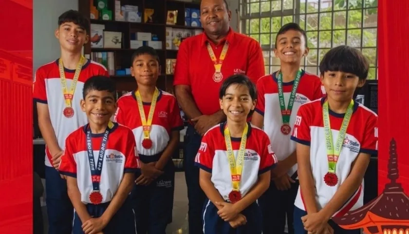 Estos son los estudiantes que estarán en competencia. 