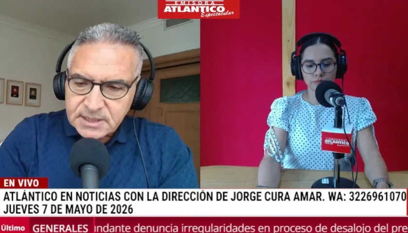 Transmisión de Atlántico en Noticias.