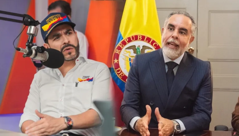 Abelardo De La Espriella y Armando Benedetti.