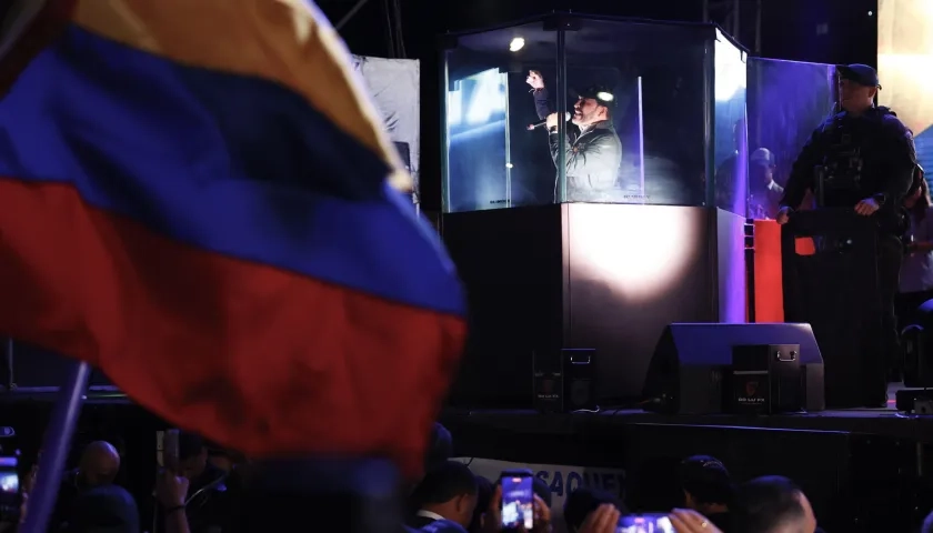 Abelardo De La Espriella y su fórmula a la vicepresidencia José Manuel Restrepo 