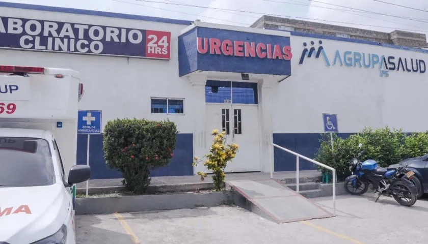 Centro asistencial Agrupasalud, en Soledad. 