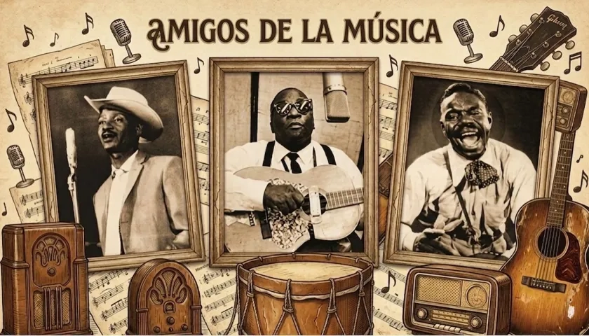 Imagen de los 'Amigos de la Música'.