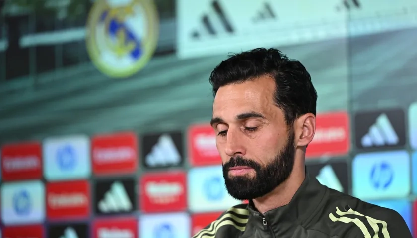 Álvaro Arbeloa, entrenador del Real Madrid.