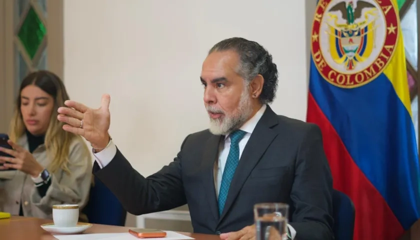 Armando Benedetti, ministro del Interior.