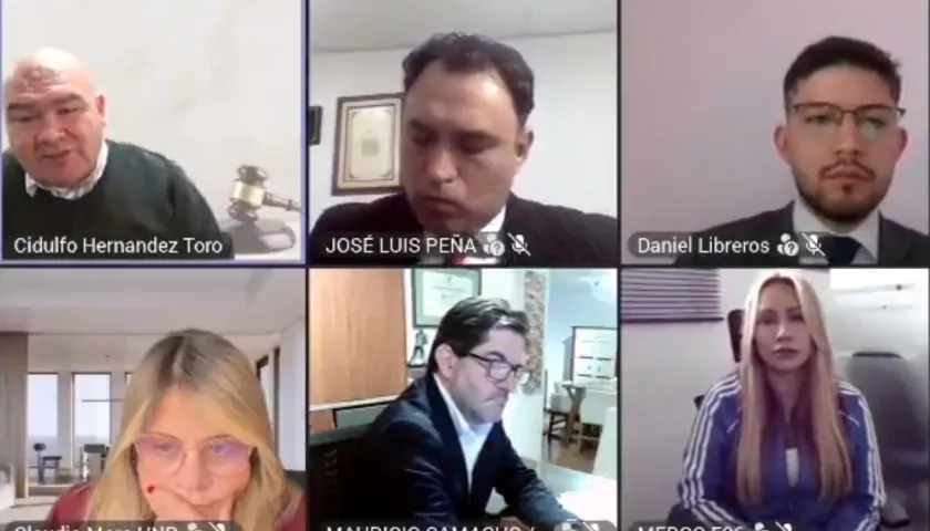Audiencia de Sandra Ortiz.