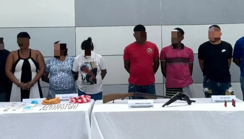 Los capturados fueron puestos a disposición de las autoridades competentes. 