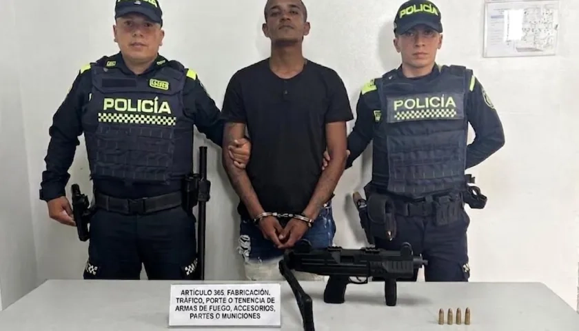 Jhon Bairon Sandoval, el capturado.