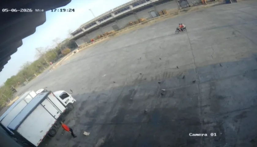 Momentos del accidente.
