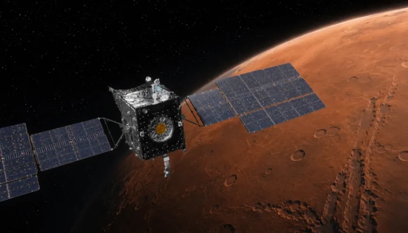 La NASA lanza sonda Psyche  para analizar la superficie de Marte.