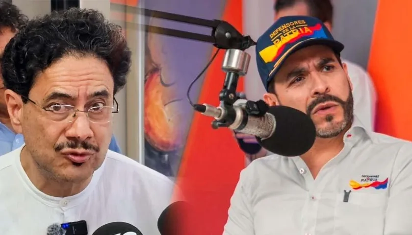 Iván Cepeda y Abelardo De La Espriella.