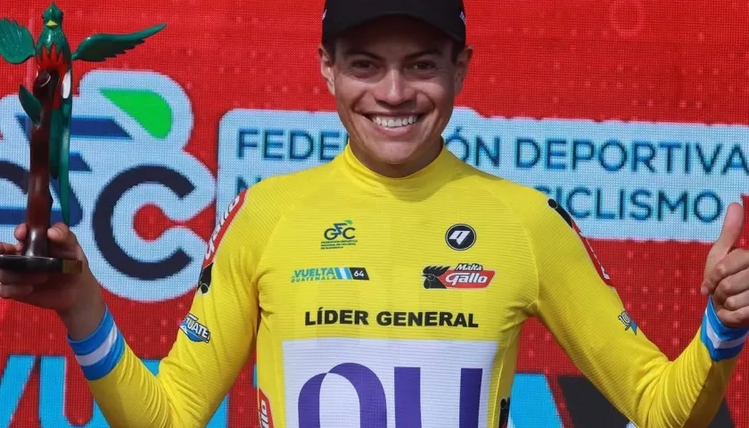 Ciclista Cristian Muñoz.