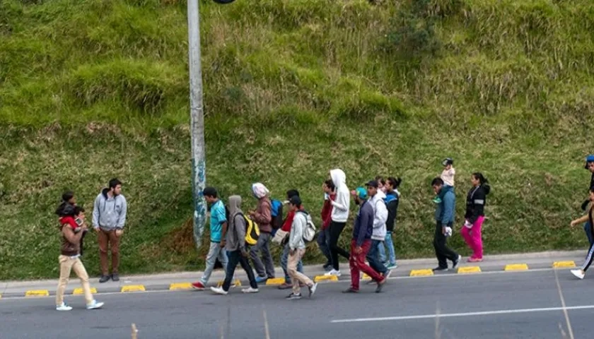 Desplazamiento forzado por el conflicto armado en Colombia.