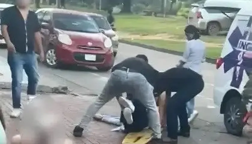 Hombre asesinado en la ciudad de Santa Cruz.