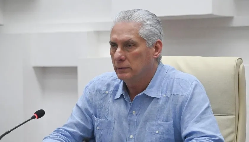 Presidente de Cuba, Miguel Díaz-Canel.