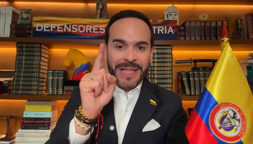 El candidato presidencial Abelardo De La Espriella.