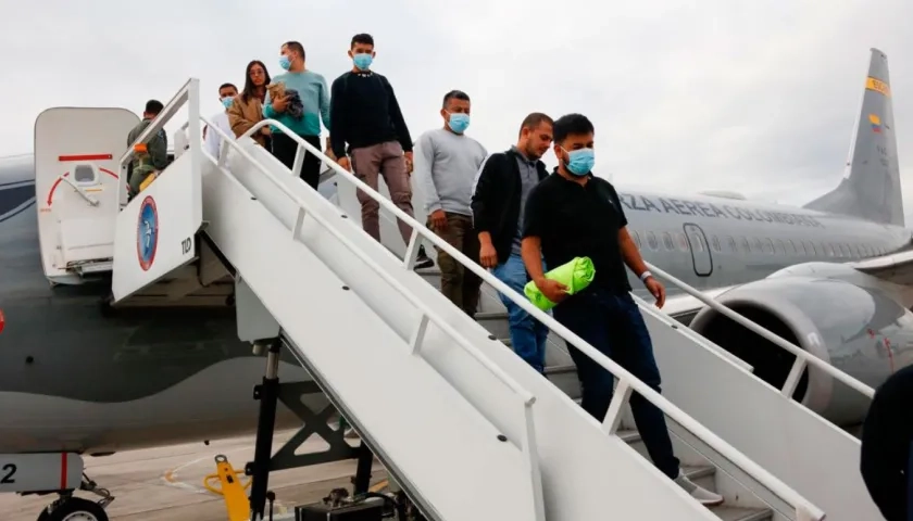 Colombianos deportados desde EE. UU.