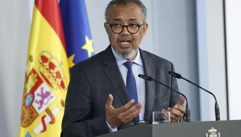 El director general de la OMS, Tedros Adhanom.
