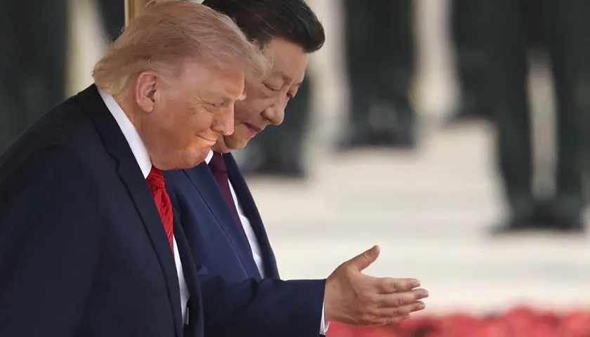 Donald Trump y Xi Jinping.