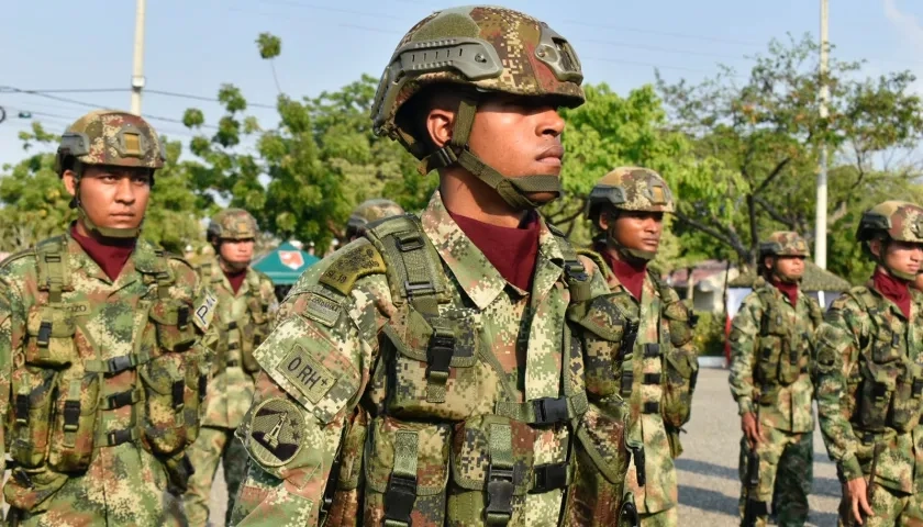 Uniformados del Ejército. Imagen de referencia.