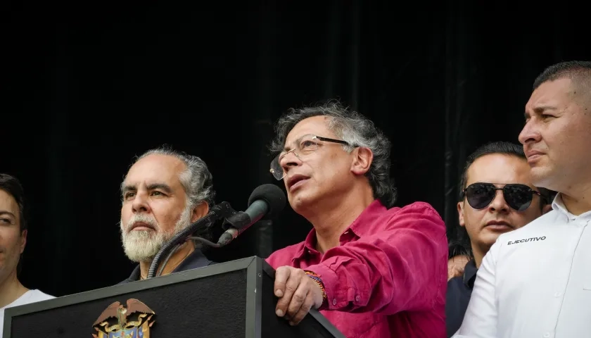 El Presidente Gustavo Petro.