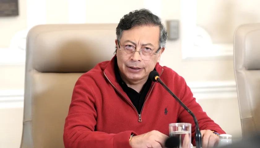 El Presidente Gustavo Petro.