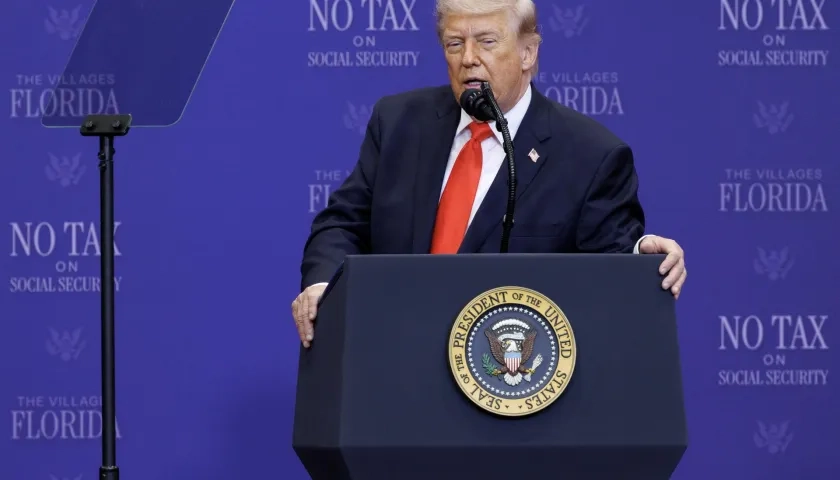 El Presidente de Estados Unidos, Donald Trump.